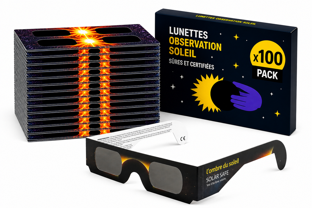 Pack Festival × 100 — Lunettes éclipse solaire