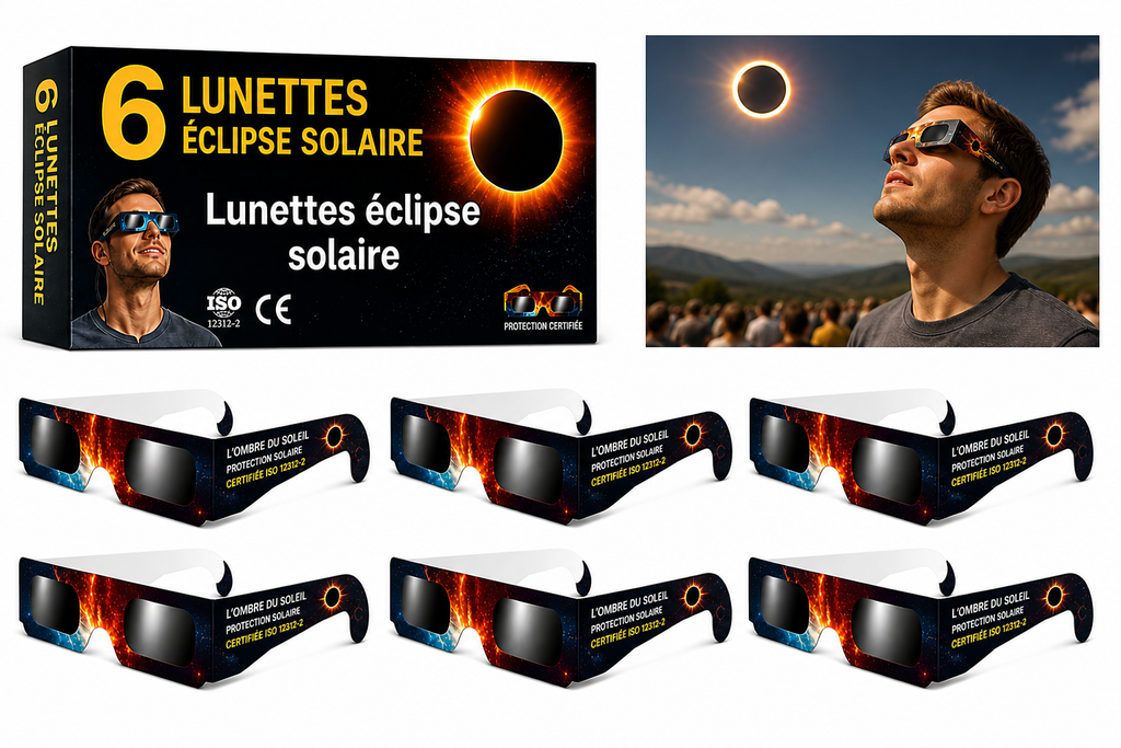 Pack Trio × 3 — Lunettes éclipse solaire
